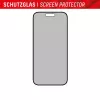 Displex Privacy Screen Protector (10H) per Apple iPhone 15/15 Pro, cornice di montaggio Eco, filtro privacy