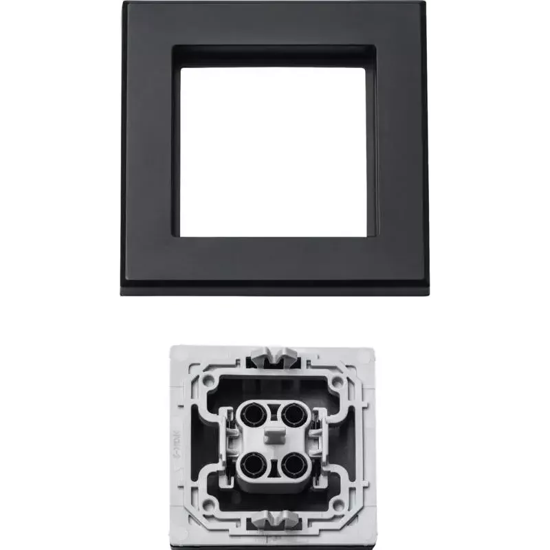 Copertura per interruttore elettrico Homematic IP 156171A0, grigio, 86×86×16 mm