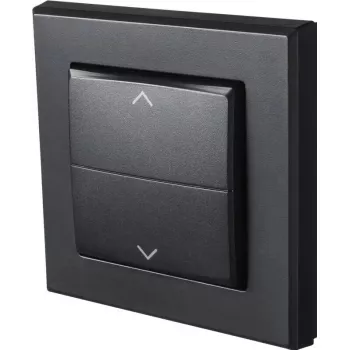 Copertura per interruttore elettrico Homematic IP 156171A0, grigio, 86×86×16 mm