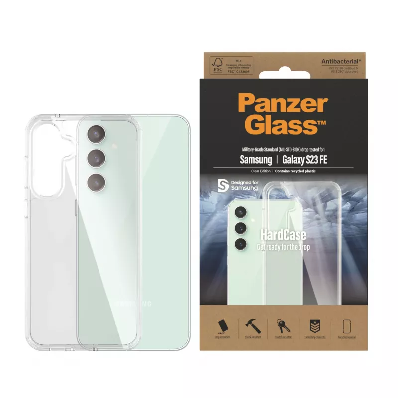 PanzerGlass® HardCase trasparente per Samsung Galaxy S FE 2023