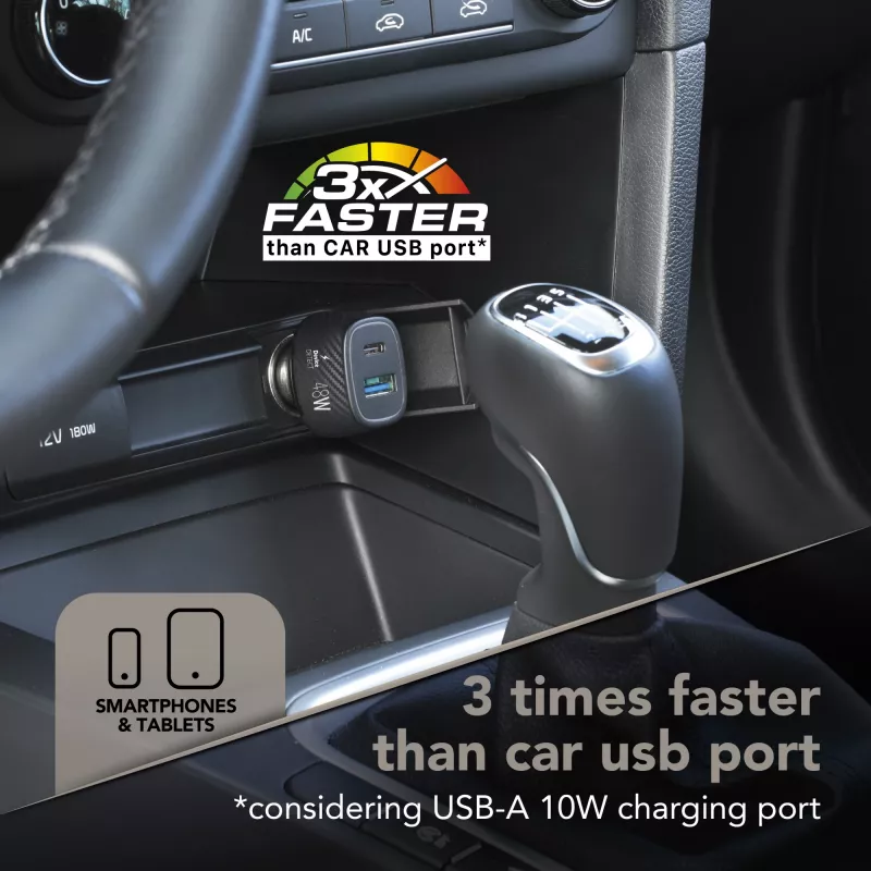 Caricabatterie auto Cellularline Multipower Ultra caricabatterie rapido universale