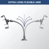 Sourcing Cellularline Hug Flexi XL supporto passivo universale a ventosa per telefoni cellulari, nero/grigio