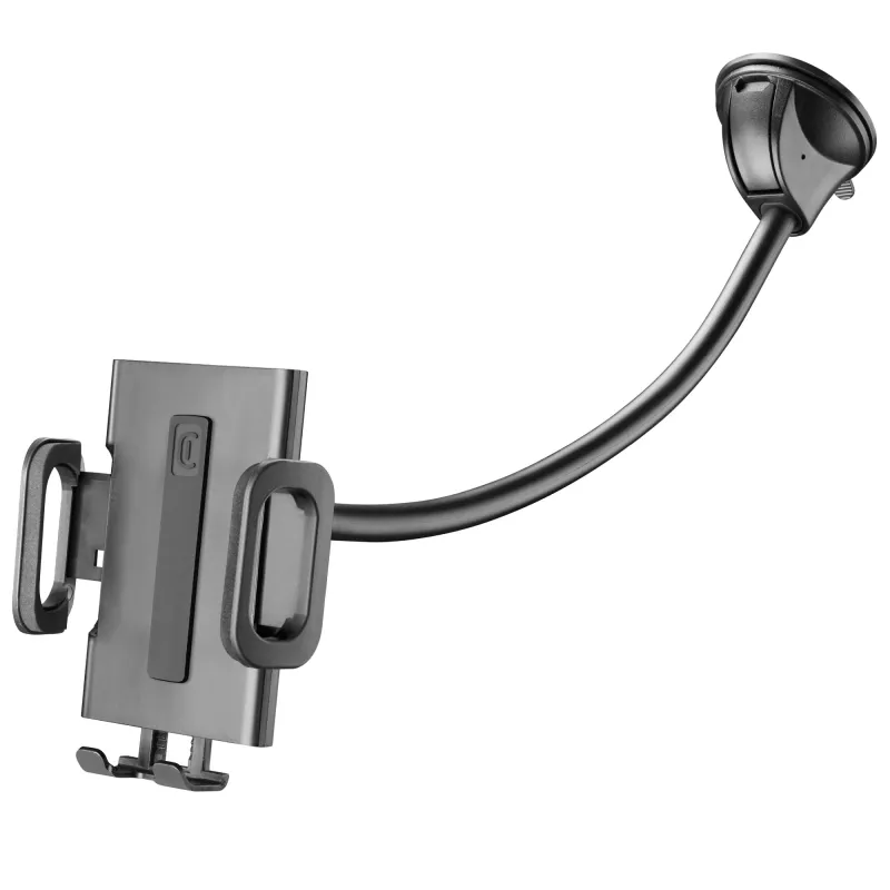 Sourcing Cellularline Hug Flexi XL supporto passivo universale a ventosa per telefoni cellulari, nero/grigio