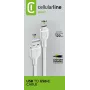 Cavo di alimentazione Cellularline 120 cm USB-C connettore USB-A bianco