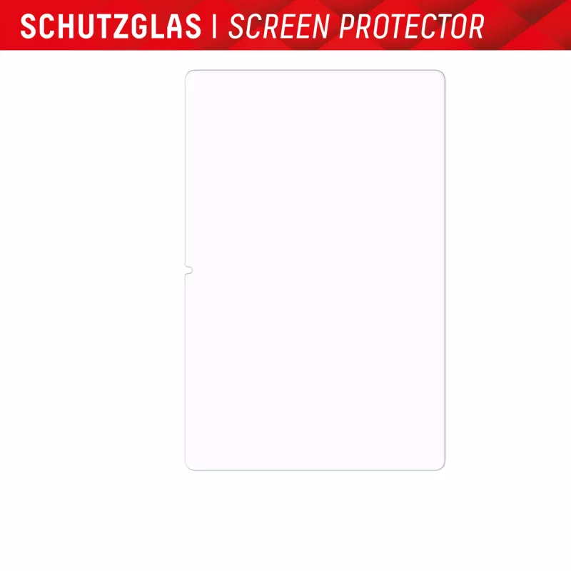 Displex vetro per tablet (9H) per Samsung Galaxy Tab A11+/A9+, cornice di montaggio Eco, infrangibile
