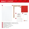 Displex vetro per tablet (9H) per Samsung Galaxy Tab A11+/A9+, cornice di montaggio Eco, infrangibile