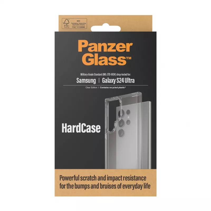 PanzerGlass ® HardCase trasparente Samsung Galaxy S24 Ultra, cover, Samsung, Samsung - Galaxy S24 Ultra, trasparente