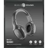 Music Sound Basic cuffia Bluetooth on-ear con telecomando e microfono