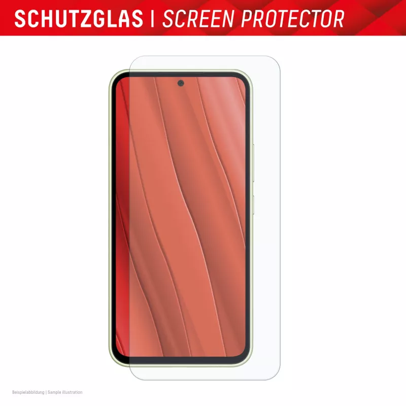 Pellicola protettiva Displex (10H) per Samsung Galaxy A35/A55 5G, cornice di montaggio Eco, antigraffio