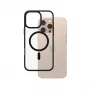 PanzerGlass ® HardCase trasparente con MagSafe nero e cornice iPhone 16 Pro Max