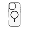 PanzerGlass ® HardCase trasparente con MagSafe nero e cornice iPhone 16 Pro Max