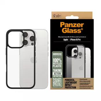 Custodia PanzerGlass HardCase trasparente con MagSafe bianco iPhone 16 Plus