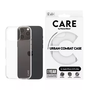 Custodia PanzerGlass CARE by ® Flagship cover trasparente Urban Combat iPhone '24 6,9