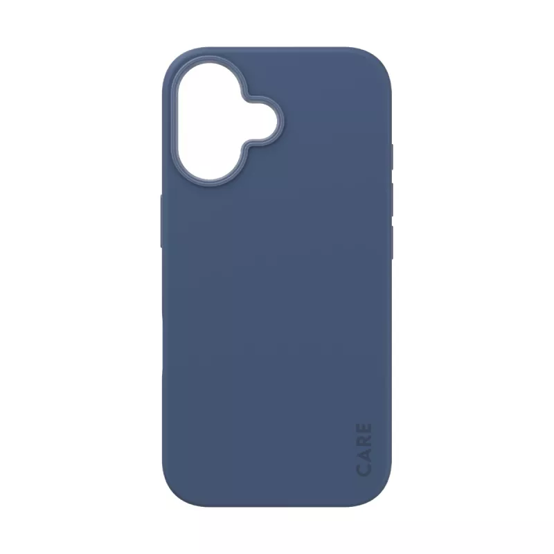 Custodia PanzerGlass CARE by cover alla moda blu con MagSafe iPhone 16