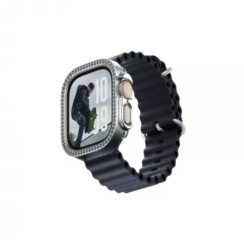 PanzerGlass SAFE. by ® Bling Bumper argento Apple Watch Ultra 3 | Ultra 2 | Ultra | 49mm