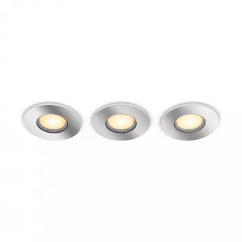 Faretto da incasso Philips Hue White Ambiance Adore 3x350 lm, dimmerabile, bianco regolabile
