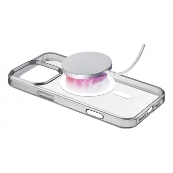 Cellularline Gloss Mag - custodia magnetica per iPhone 16 Pro Max per ricaricare e fissare al caricabatterie MagSafe