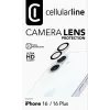 Cellularline obiettivo fotocamera - iPhone 16 protezione trasparente antigraffio antishock