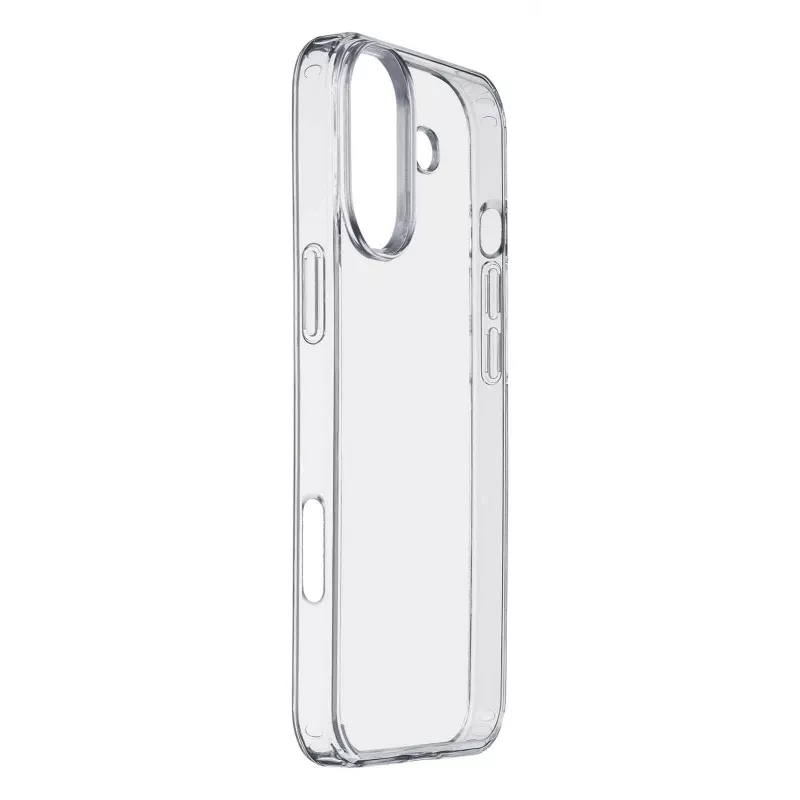 Cellularline CLEARDUOIPH16MAXT Clear Strong Case custodia per iPhone 16 Plus, trasparente