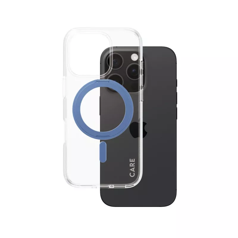 Cover PanzerGlass 1317 custodia per cellulare blu trasparente per iPhone 16 Pro 6,3