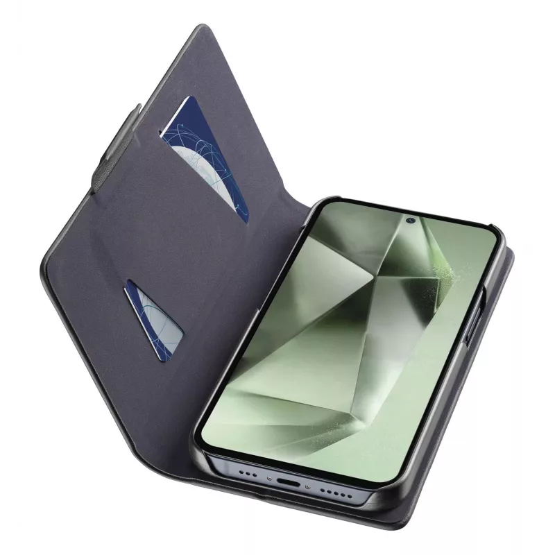 Cellularline Book Galaxy S24 FE custodia a libro con porta carte e chiusura magnetica