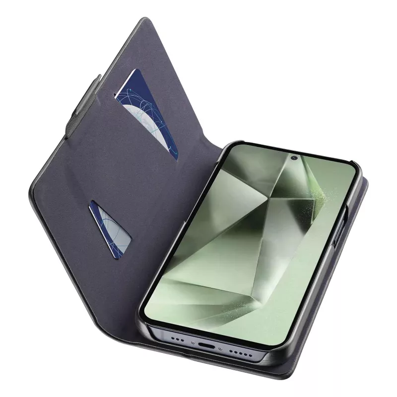 Cellularline Book Galaxy S24 FE custodia a libro con porta carte e chiusura magnetica