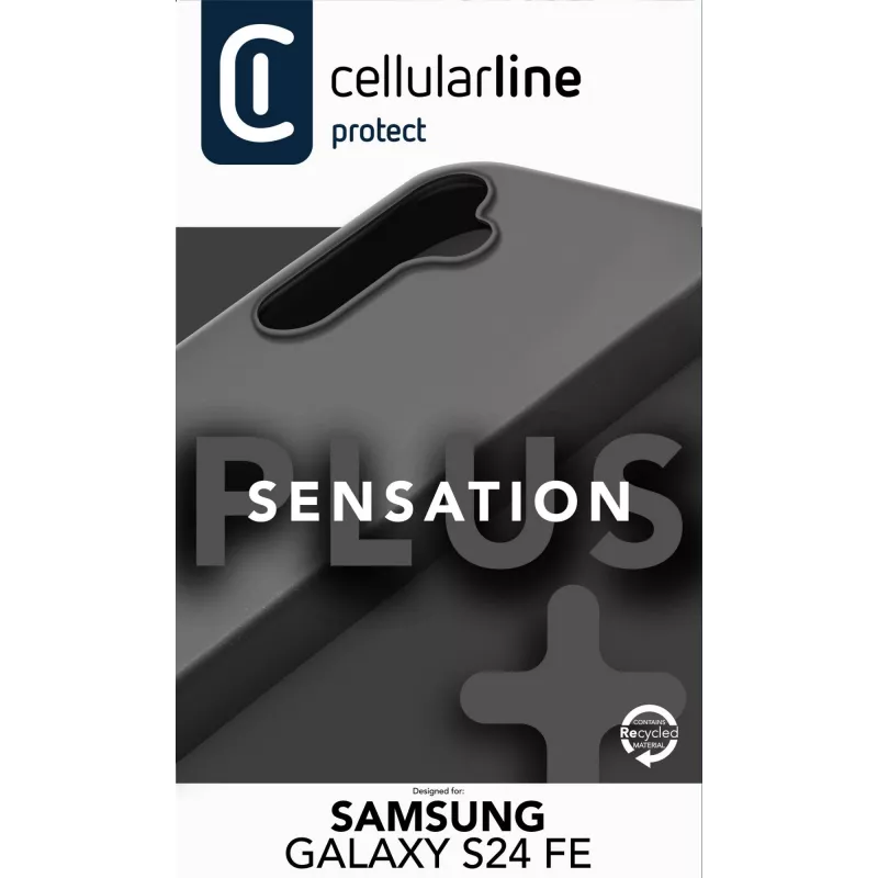 Cellularline Sensation custodia per Samsung S24 FE nero