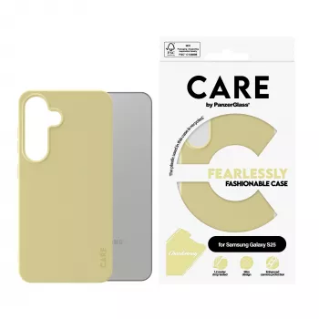PanzerGlass CARE™ by ® Case Chardonnay Samsung Galaxy S25, cover, Samsung, Samsung - Galaxy S25, giallo