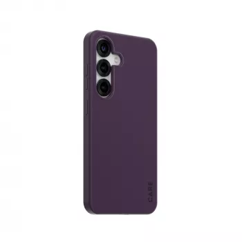 Cover PanzerGlass CARE by custodia moda Plum viola Samsung Galaxy S25 trasparente
