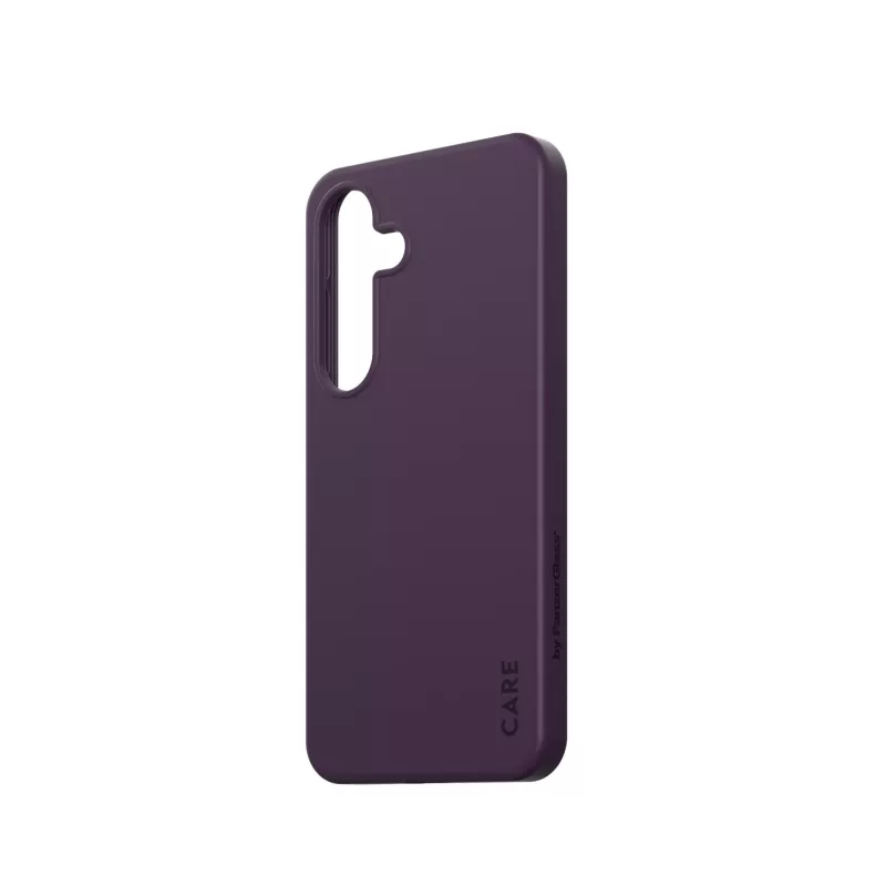 Cover PanzerGlass CARE by custodia moda Plum viola Samsung Galaxy S25 trasparente
