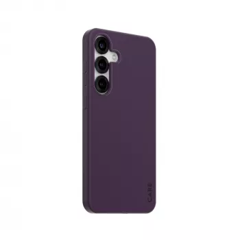 PanzerGlass CARE™ by ® Case Plum lilla con compatibilità Qi Samsung Galaxy S25+