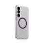 PanzerGlass CARE Urban Combat custodia trasparente Plum Purple Qi Samsung Galaxy S25+