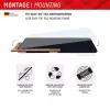 Displex pellicola protettiva per display (9H) per Apple iPad mini 8,3'' (6ª gen./7ª gen. 2024), cornice di montaggio Eco, antigraffio