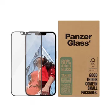 Pellicola protettiva per display PanzerGlass iPhone 16e 14 13 13 Pro Ultra-Wide Fit antigraffio antiurto