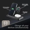 Tech Pop dock station per dispositivi mobili smartwatch/smartphone nero