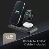 Tech Pop dock station per dispositivi mobili smartwatch/smartphone nero