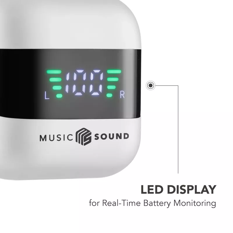 Music Sound SPARK auricolare TWS con display LED