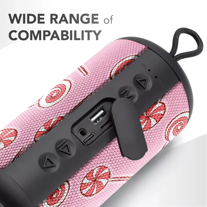 Altoparlante portatile mono Music Sound altoparlante verticale rosa