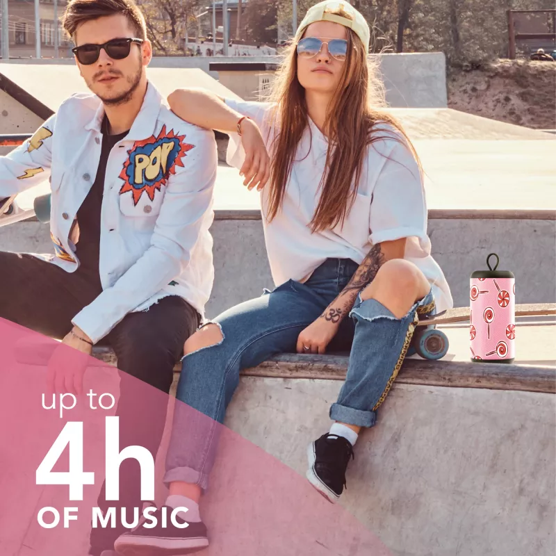 Altoparlante portatile mono Music Sound altoparlante verticale rosa