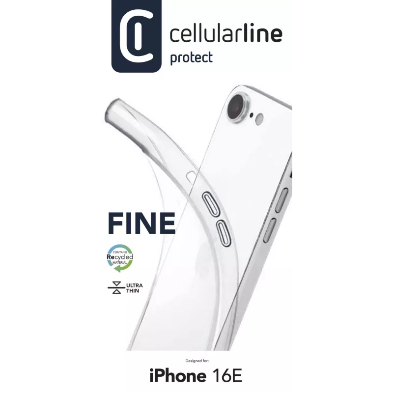 Cover Cellularline FINECIPHSE4T trasparente per iPhone SE 6,1