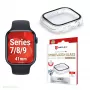 Displex Full Body custodia per Apple Watch Series 7/8/9 (41 mm), trasparente