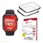 Pellicola protettiva display Displex Unbreakable Full Cover Smart Glass per Apple Watch 45mm (Series 9/8/7), confezione da 2, ultradünn randlos