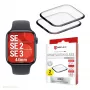 Vetro Smart Glass infrangibile full cover Displex Apple Watch SE3/SE2/SE (44mm), confezione da 2, ultraleggero, senza bordi, Eco Mount