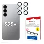 Vetro temperato protezione display e.v.i. per Samsung Galaxy S25+ — DISPLEX CAMGLASS ALL-IN-ONE (modello 02118)