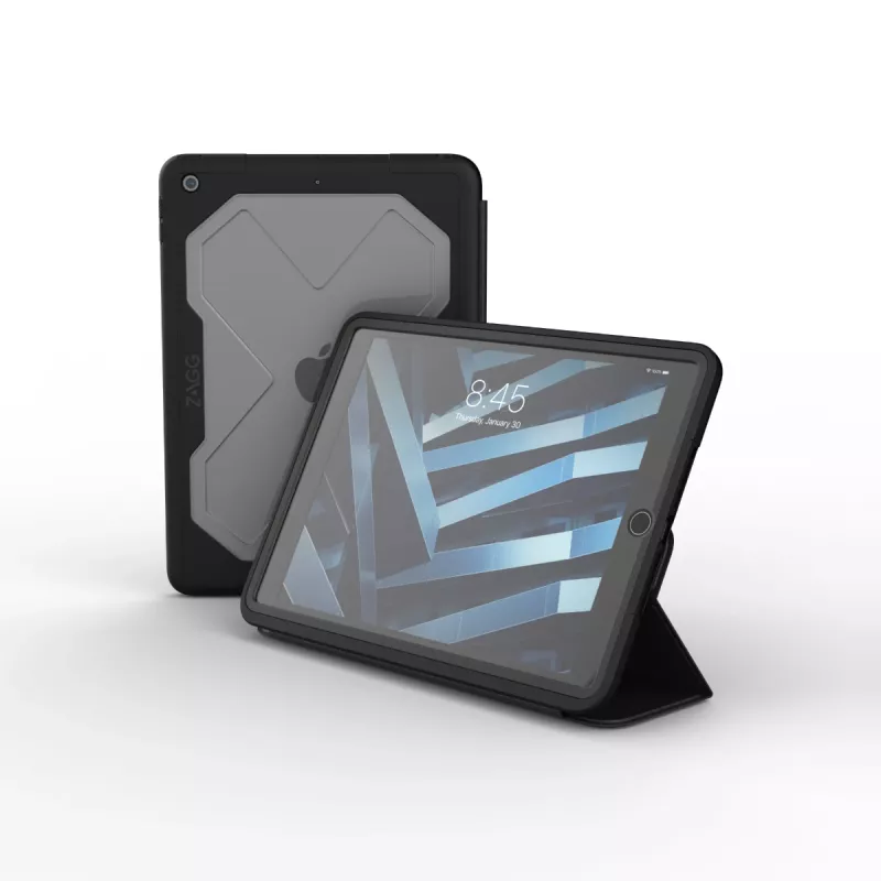 Custodia folio ZAGG Rugged Messenger Apple iPad 10.2 25,9 cm Charcoal