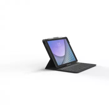 Tastiera ZAGG Messenger Folio 2-Apple-iPad 10.2/10.5-Charcoal-tedesco
