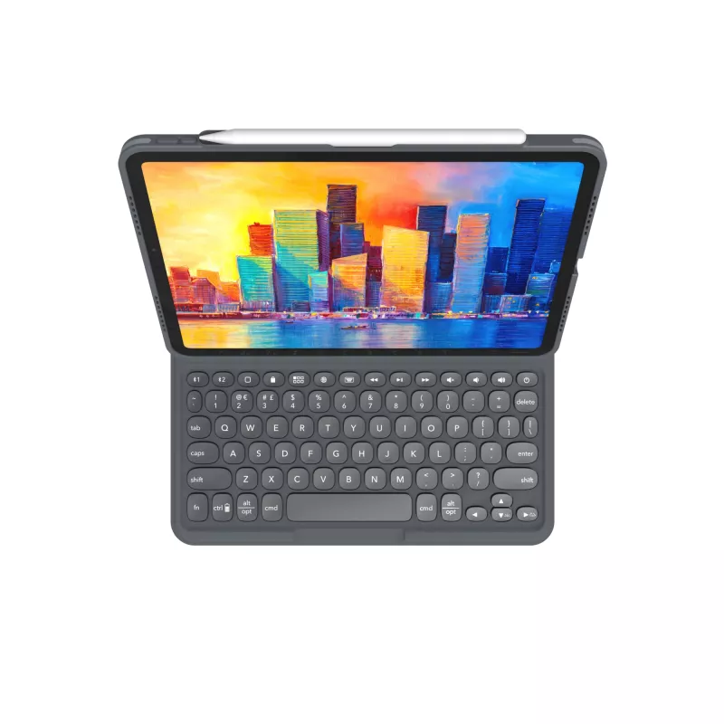 Tastiera ZAGG Pro Keys-Apple-iPad 10.9-nero/grigio-tedesco