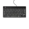 R-Go Tools tastiera ergonomica R-Go Compact Break, tastiera compatta con software per pause, AZERTY (FR), con filo, nero