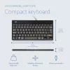 R-Go Tools tastiera ergonomica R-Go Compact Break, tastiera compatta con software per pause, AZERTY (FR), con filo, nero