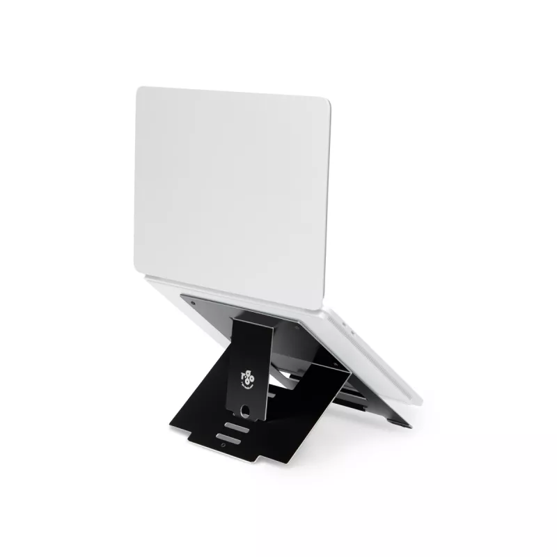 R-Go Tools supporto per laptop R-Go Riser Flexible, supporto per laptop pieghevole regolabile, ergonomico, alluminio Hylite, nero
